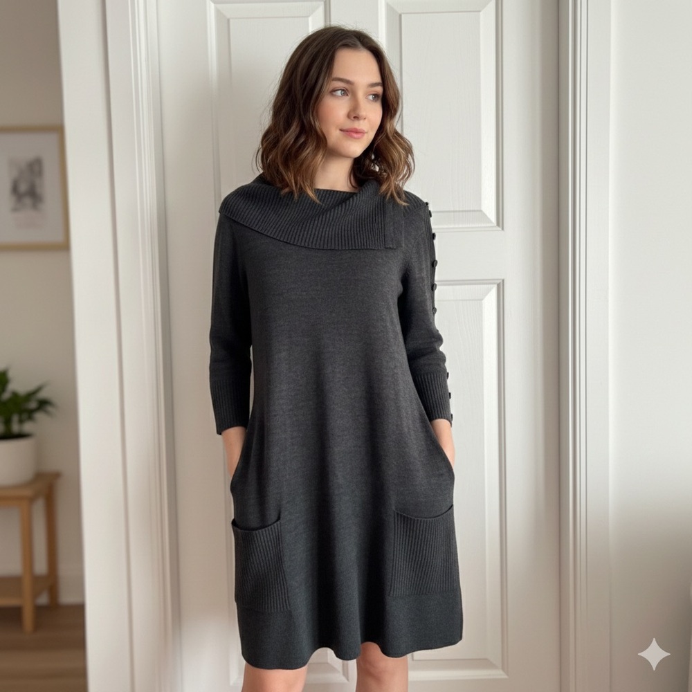 Alyx Dark Gray Knit Sweater